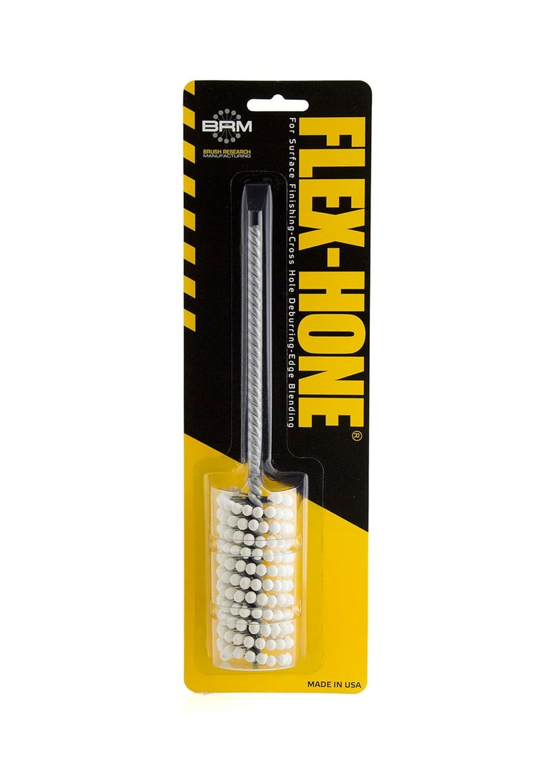 Flex-Hone Brush Research BC114LA , 1-1/4" (31.8mm) Diameter, 1000/1200 Grit, Levigated Alumina, for Final Polishing Applications - Image 1